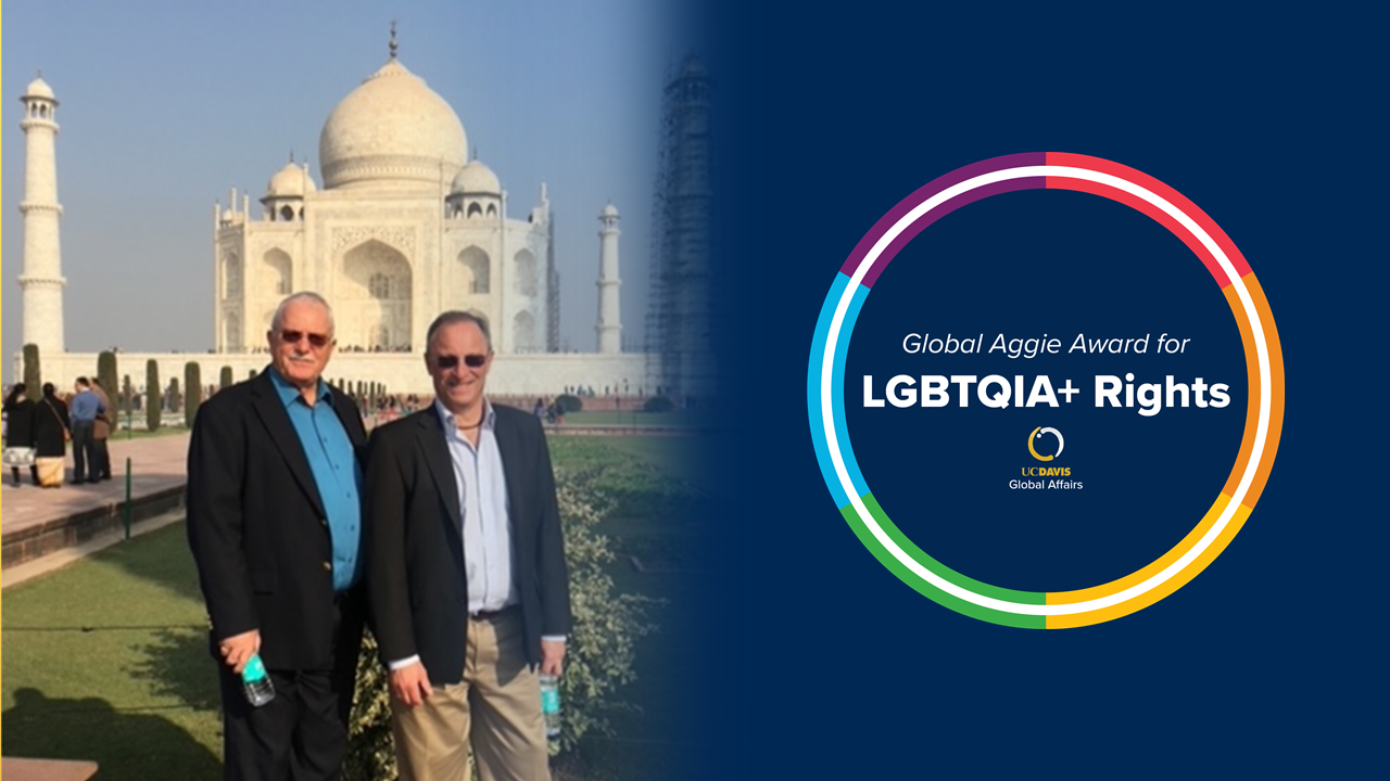 Ralph Hexter and Manfred Kollmeier at the Taj Mahal